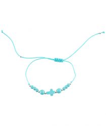 image:Image Náramek šňůrka, světle modrý