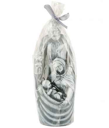 image:Image Svíce Svatá rodina 22 cm,  bílošedá