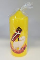 image:Image Svíce velikonoční žlutá - Beránek 12 cm