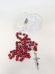 image:Image Růženec v krabičce, vůně růže, medailka PM, křížek papežský