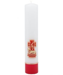 image:Image Svíce velikonoční bílá, beránek