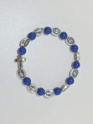 image:Image Náramek desátek Zázračná medailka - korálek modrý