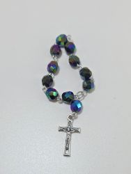 image:Image Růženec desátek, tmavý s kovově barevnými odlesky