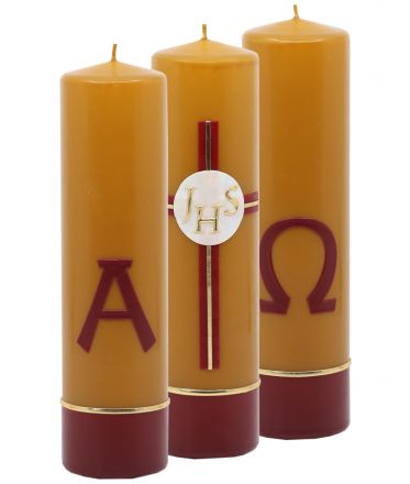 image:Image Svíce velikonoční sada medová