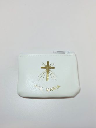 image:Image Pouzdro na růženec bílé AVE MARIA