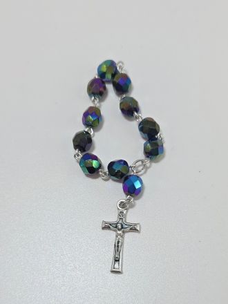 image:Image Růženec desátek, tmavý s kovově barevnými odlesky