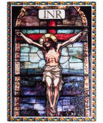 image:Image Ježíš na kříži - keramický obraz