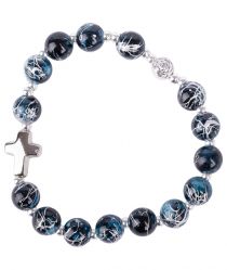 image:Image Náramek desátek, černý žíhaný