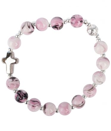 image:Image Náramek desátek, fialově žíhaný