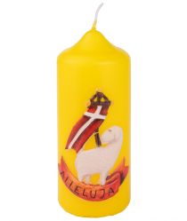 image:Image Svíce velikonoční žlutá - Beránek 12 cm