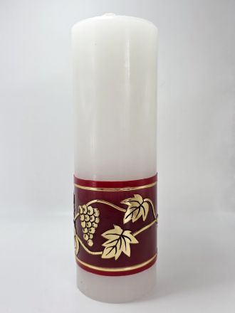 image:Image Svíce oltářní - dolní lem s klasy a hrozny 21 cm