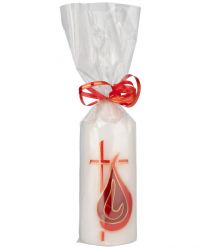 image:Image Svíce oltářní, kříž a krev Ježíšova