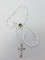 image:Image Růženec - korálek plast, medailka Boží Milosrdenství