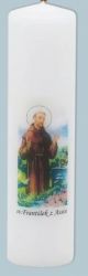 image:Image Svíce s potiskem Sv. František z Assisi