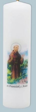 image:Image Svíce s potiskem Sv. František z Assisi