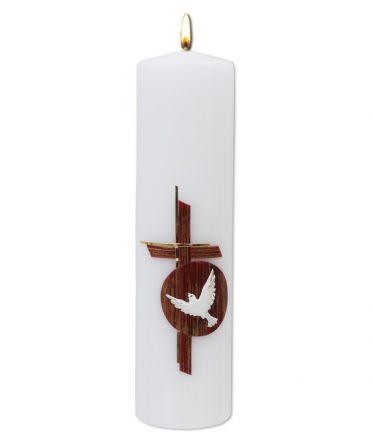 image:Image Svíce svatodušní s reliéfem, 22 cm