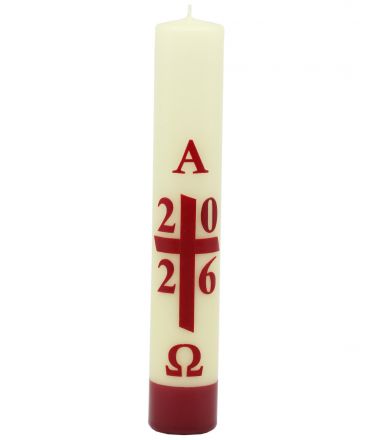 image:Image Svíce velikonoční - paškál rodinný bílý 0,5 kg