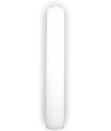 image:Image Hladká svíce bílá, válec 80 x 250 mm