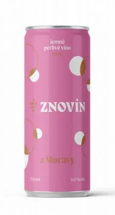 image:Image Znovín - rosé, jemně perlivé víno v plechovce 0,25 l