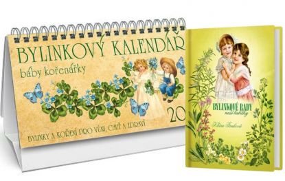 image:Image Bylinkový kalendář 2027 báby kořenářky + Bylinkové rady naší babičky