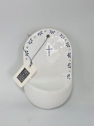 image:Image Kropenka keramická bílá 14,5x8cm - zdobení volné