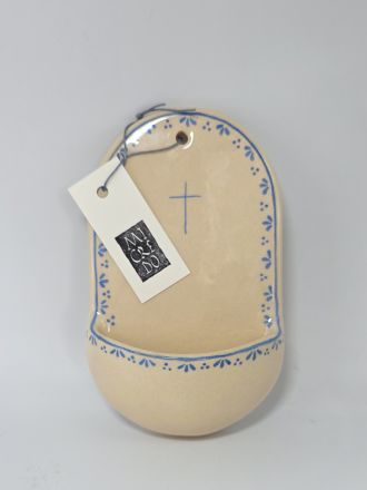 image:Image Kropenka keramická krémová 14,5x8cm - zdobení rámeček